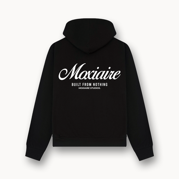 Moxiaire Studios: Heavyweight Hoodie [#001] - Black