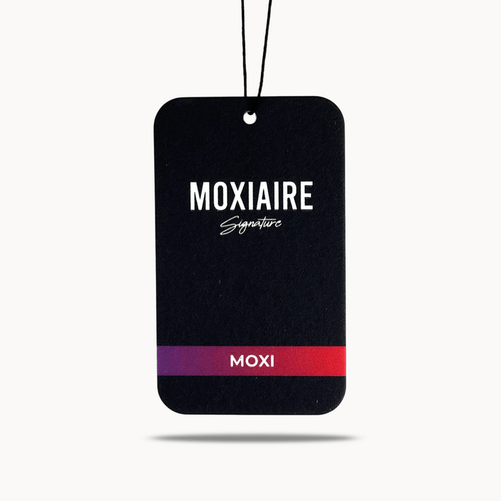 moxiaire moxi signature premium hanging air freshener - turbo scents luxury fragrance