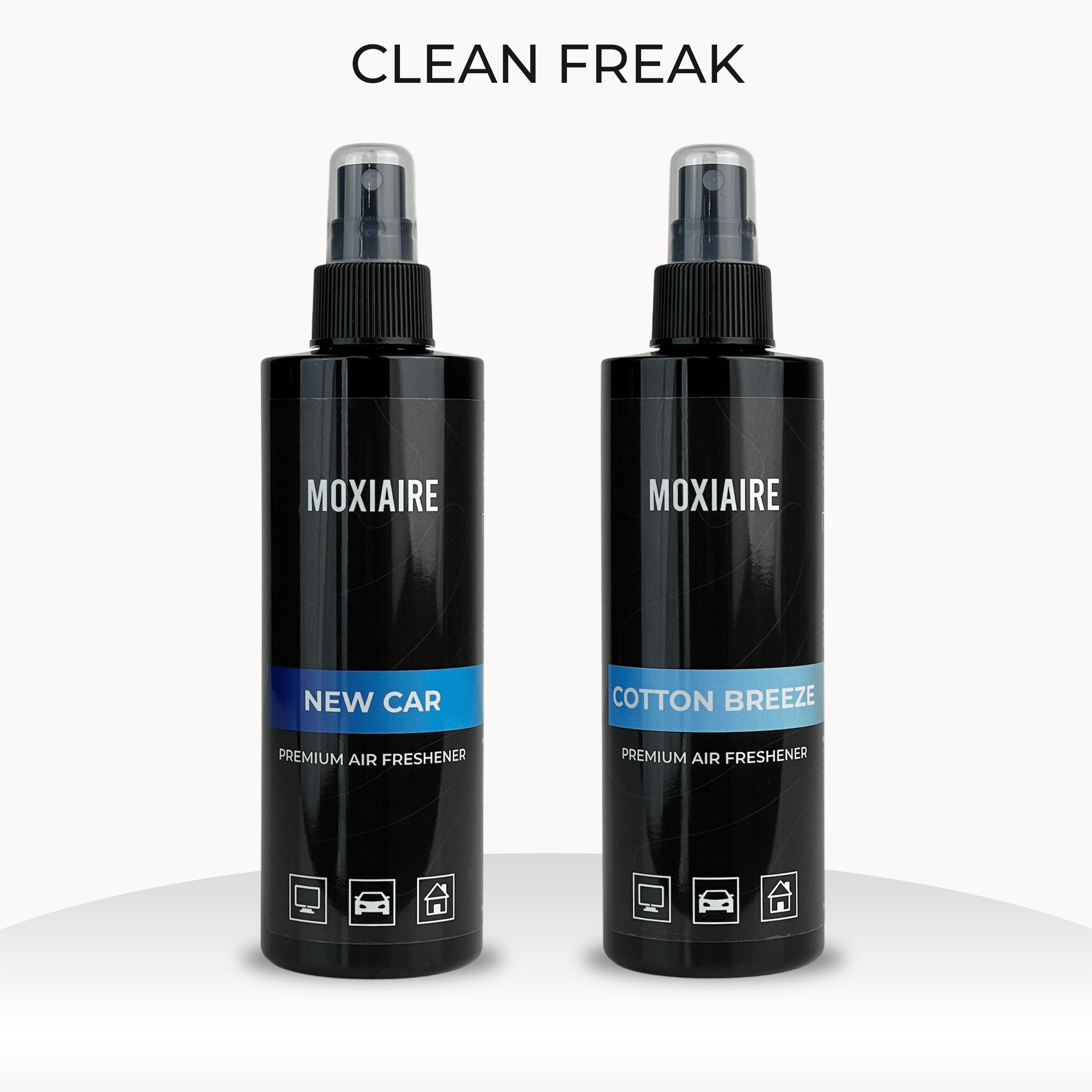 Cleanfreak Rfi Clean Freak Premium Car Air Freshener Duo Bundle | Moxiaire