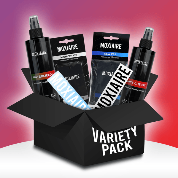 moxiaire variety pack air fresheners car decals hanging air fresheners sprays box bundle